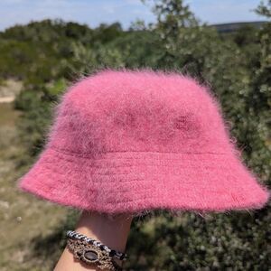 Jesscasday Gentleman Fedo   Boho Pink Wide-Brim Fedora Hat with Embellished Band Bisous Collection – Bohemian Atelier Collection main image 3